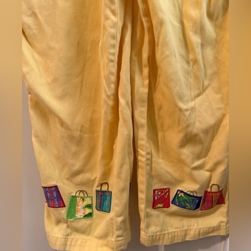 Yellow Women's Denim Overalls - Picture 5 of 10